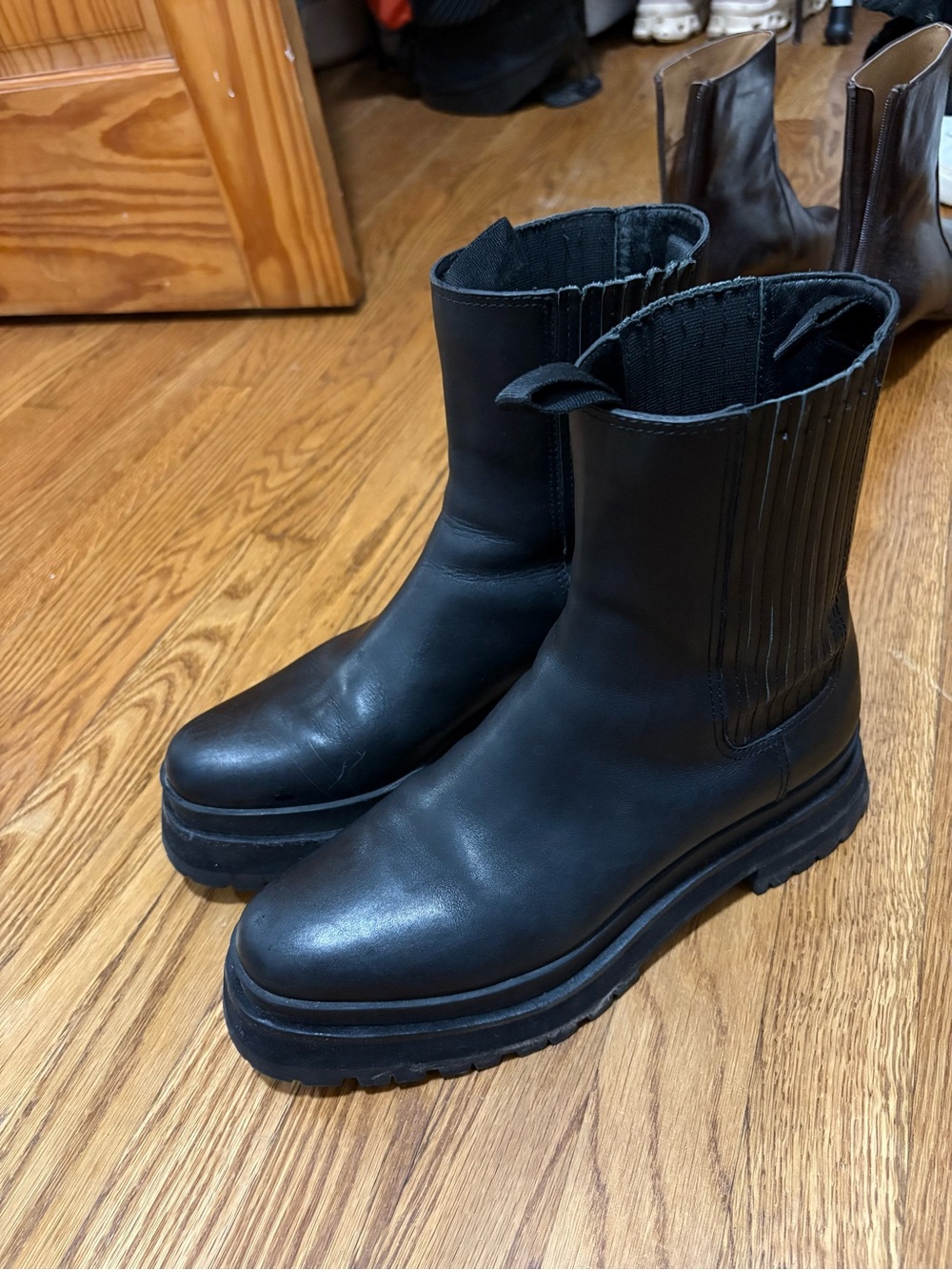 Loeffler Randall Toni Lug Sole Platform boots